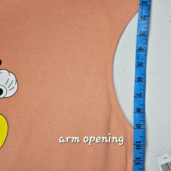 Disney Parks Mickey Mouse Salmon Tank Top NWT Women's Plus Size 1X - Picture 10 of 11